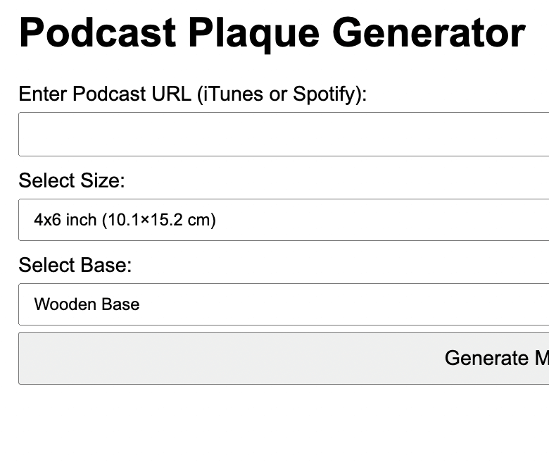 Step 2 - Customize Your Plaque